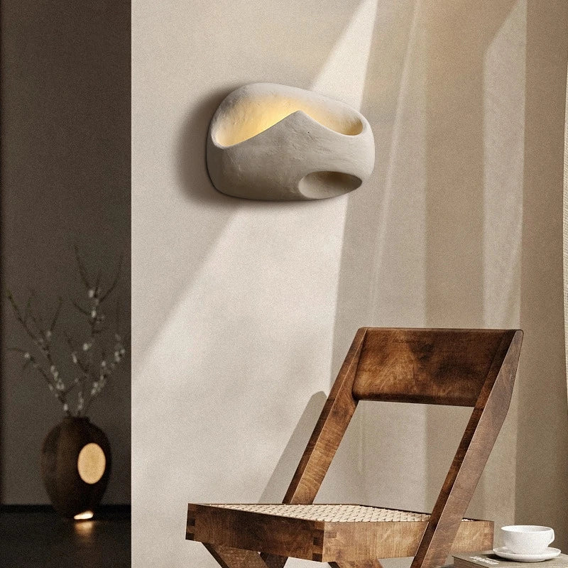 BowLift | Minimalist Wall Lamp with Wabi-Sabi Aesthetics