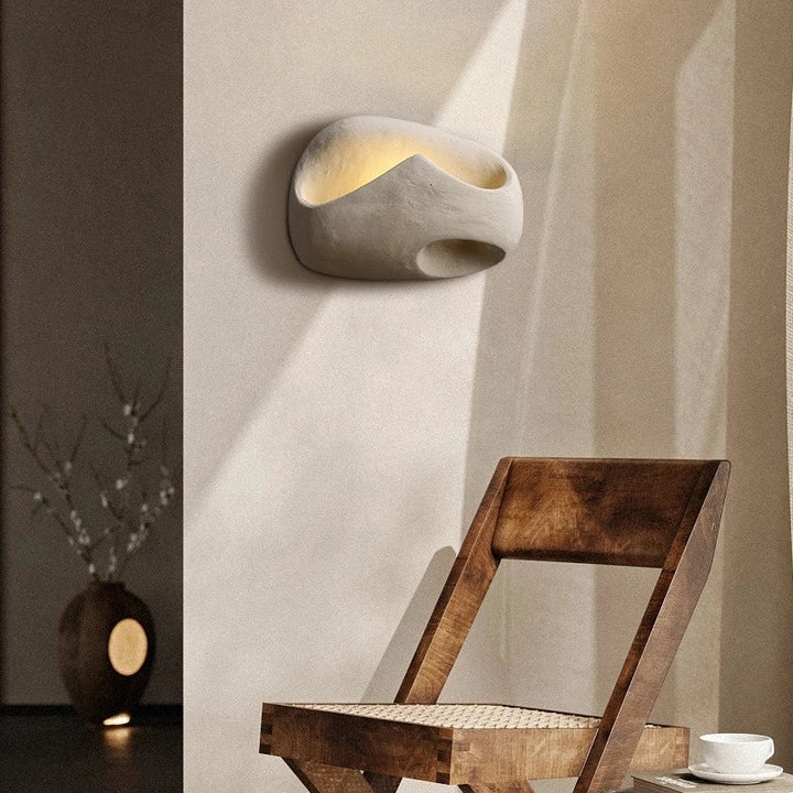 BowLift | Minimalist Wall Lamp with Wabi-Sabi Aesthetics