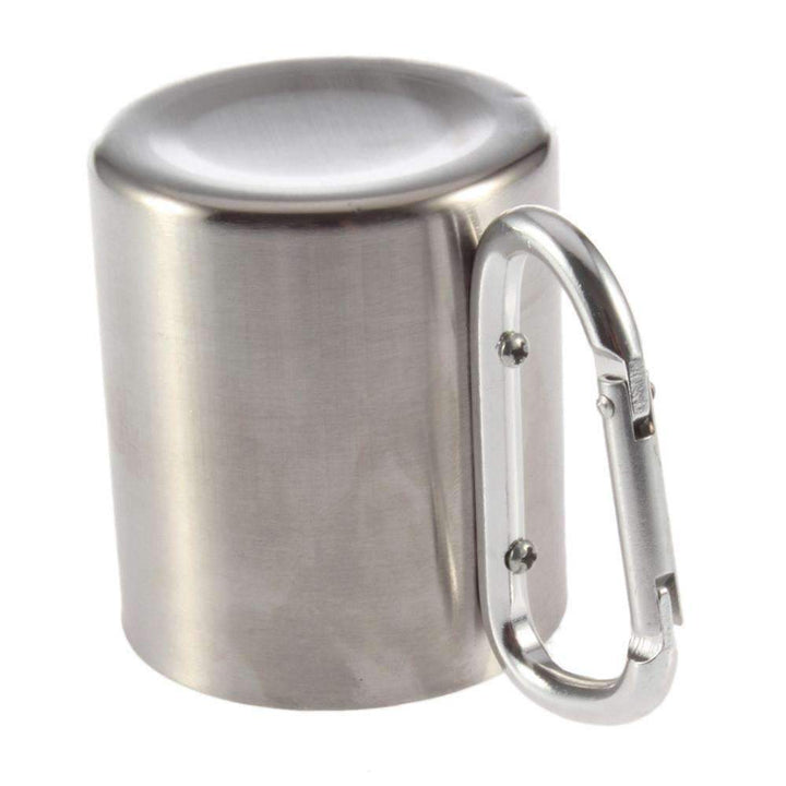 BowLift | Carabiner Hook Double Wall - Stainless Travel Mug Cup Water