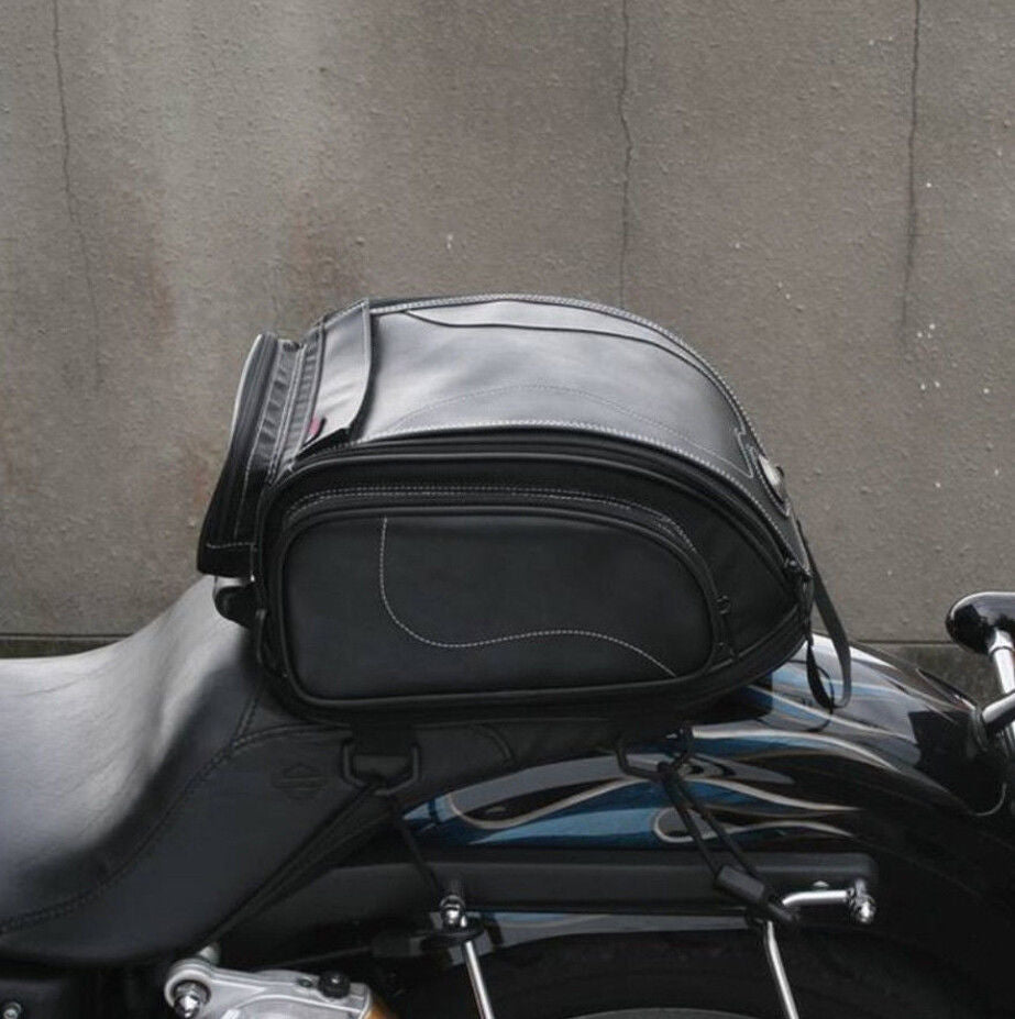 Water-Resistant Motorcycle Tail Bag with Expandable Storage | Bowlift