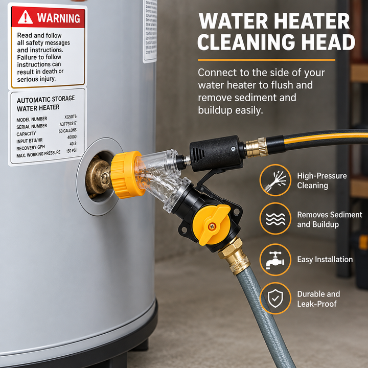 BowLift | Universal Water Heater Cleaning & Flushing Tool