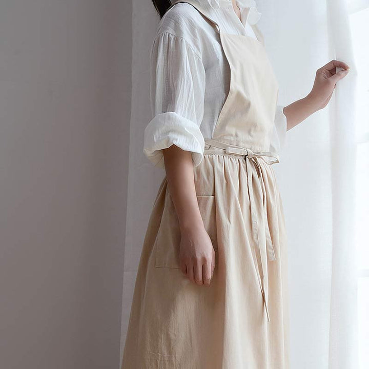 BowLift | Waterproof Cotton Apron with Handy Pockets - ChefMate
