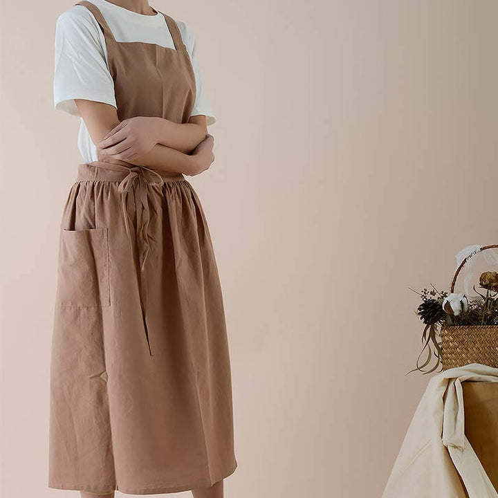 BowLift | Waterproof Cotton Apron with Handy Pockets - ChefMate