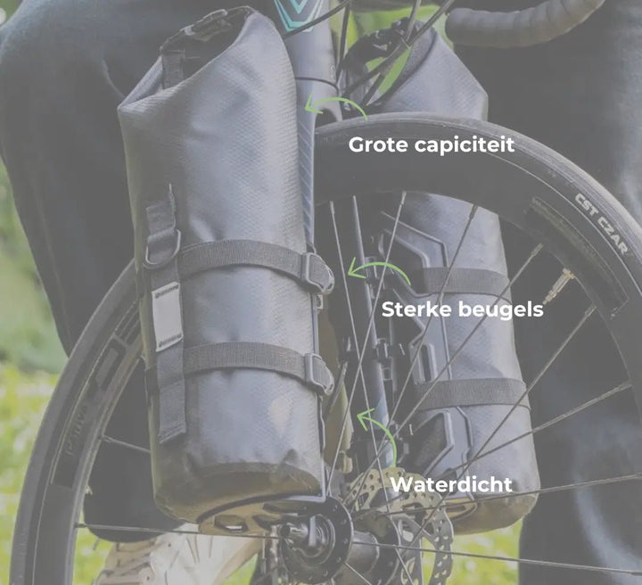 BowLift | Waterproof Front Fork Bike Bags – AdventurePacks
