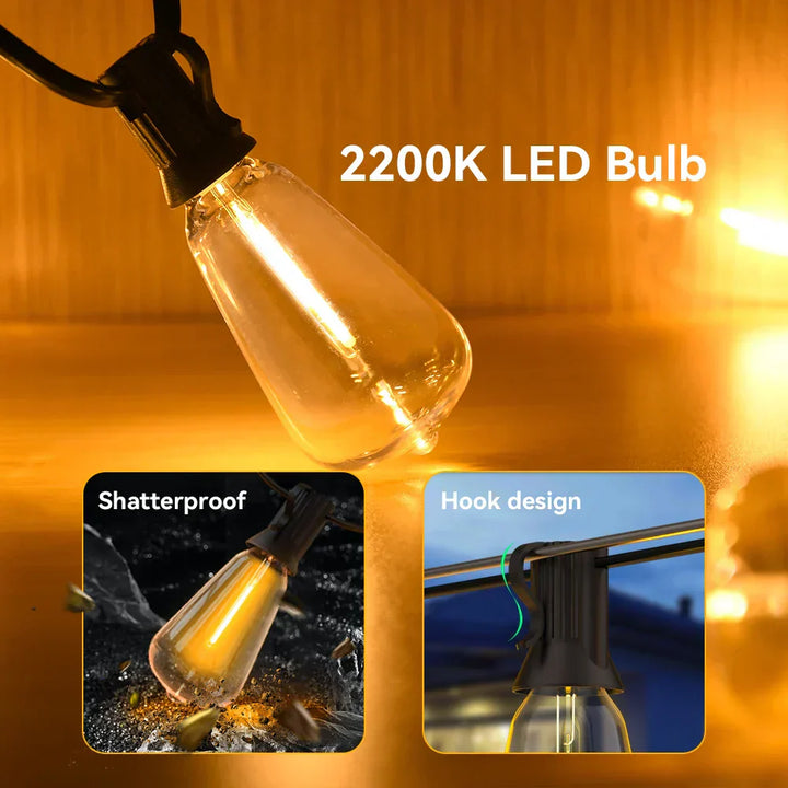 BowLift | Waterproof LED Light String - LumiGlow