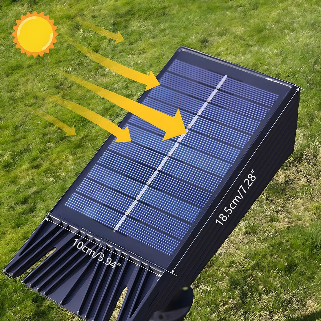 BowLift | Waterproof Solar LED Multi-Zoom Spot Light | Adjustable Zoom. Eco-Friendly & Ideal for Garden and Outdoor Landscape Lighting