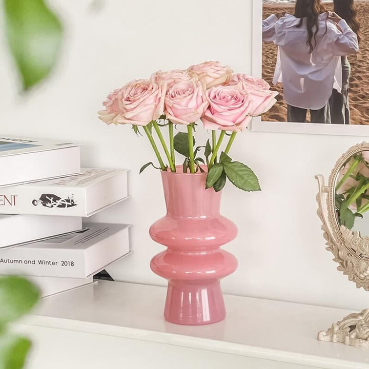 BowLift | Wave-shaped Glass Flower Vase