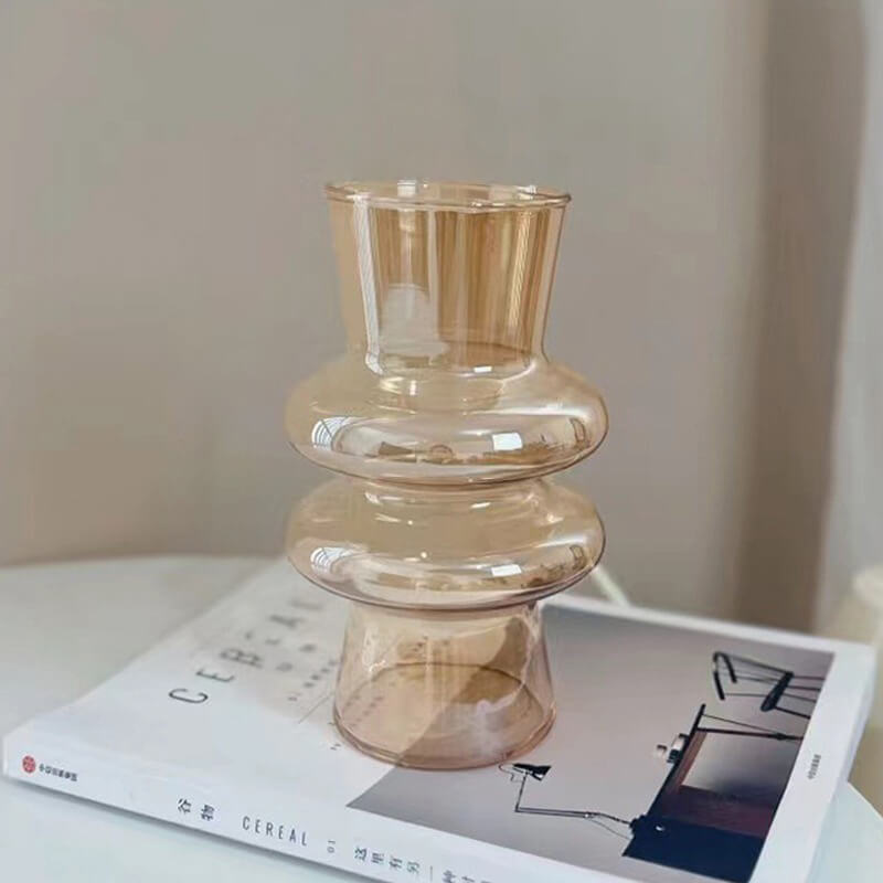 BowLift | Wave-shaped Glass Flower Vase