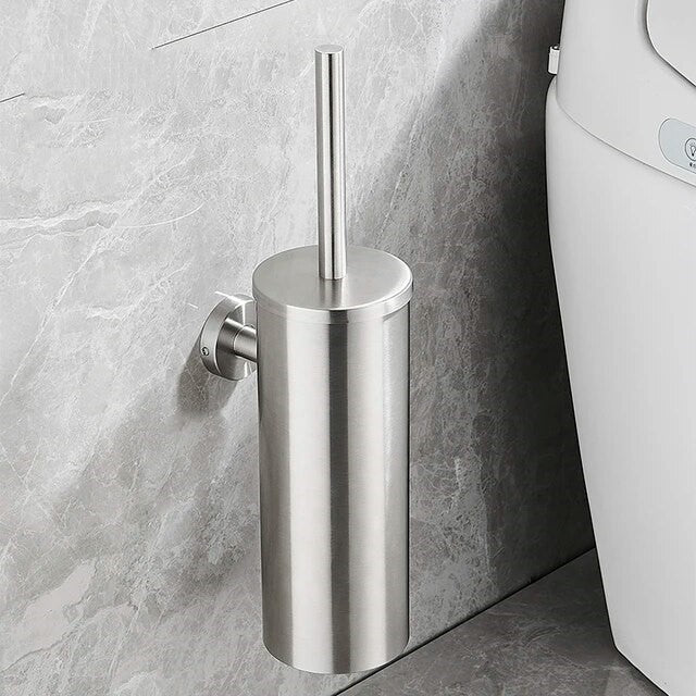 BowLift | Stylish Wall-Mounted Toilet Brush Holder - made of Stainless Steel