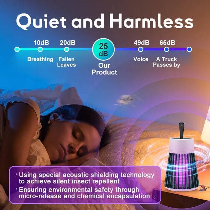 BowLift | USB rechargeable mosquito and fly trap lamp