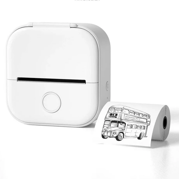 BowLift | Mini Wireless Pocket Printer – Portable Bluetooth Thermal Printer for Photos, Labels & Notes