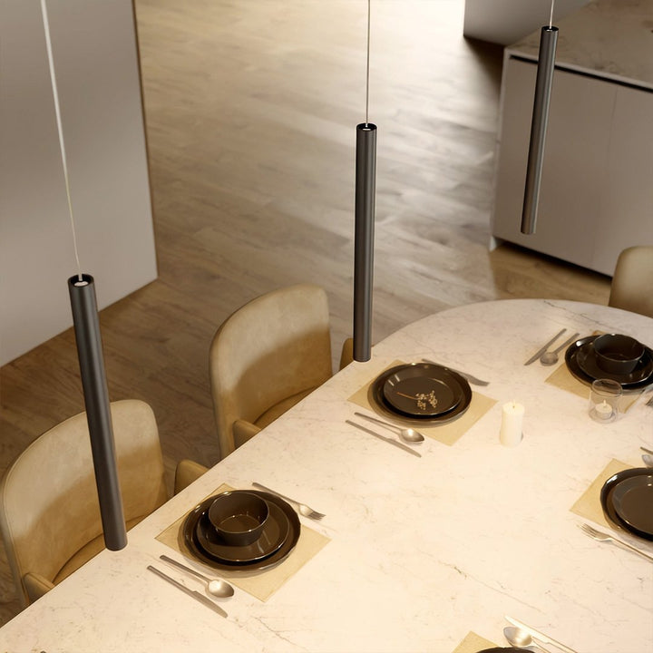 BowLift | RayAura Minimalistic LED Pendant Light | Modern Design | Elegant Ceiling Lamp for Living Room & Office