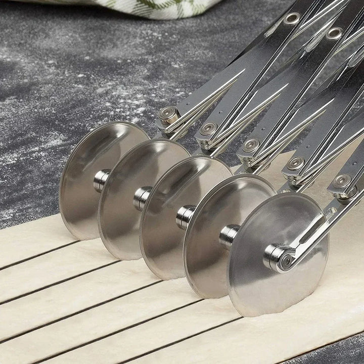 Wheel Dough Cutter Divider Stainless Steel Pasta Pastry Roller Tool | Bowlift