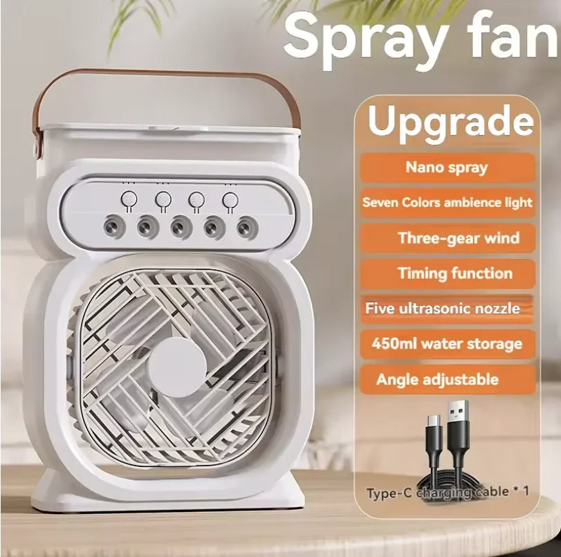 BowLift | 3 in 1 Portable Air Conditioner with Night Light and Humidifier