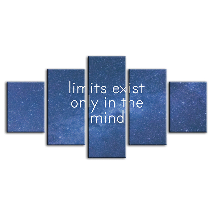 Only In The Mind 5 Piece - Canvas Wall Art Painting | Bowlift