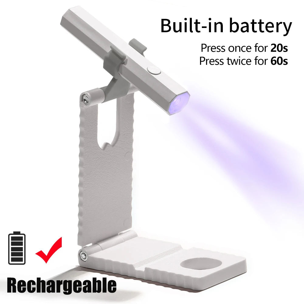 BowLift | Rechargeable UV Nail Lamp with Portable Holder
