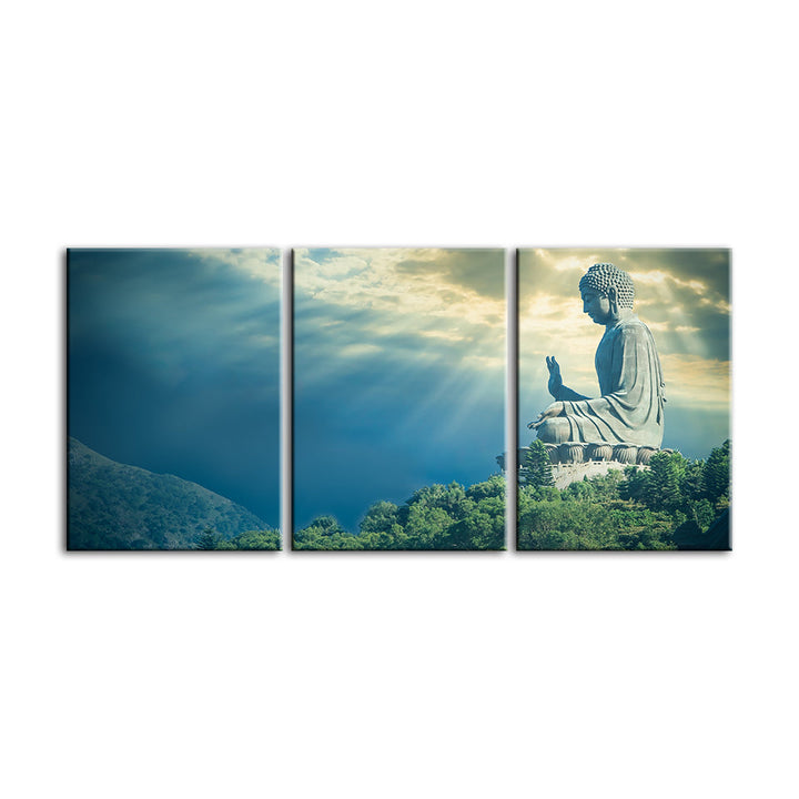 Secret Sky 3 Piece - Canvas Wall Art Painting | Bowlift