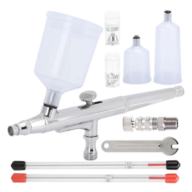 Pneumatic acrylic paint spray device for artists | Bowlift