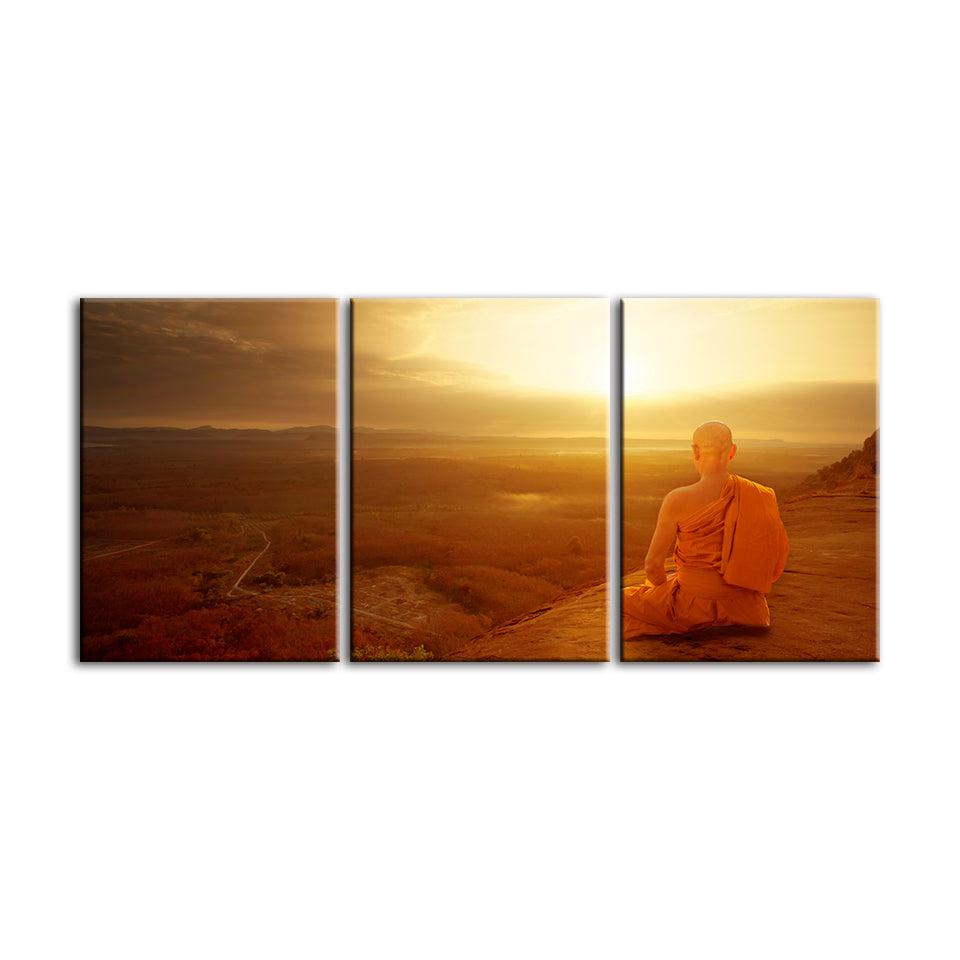 Warm Morning 3 Piece - Canvas Wall Art Painting | Bowlift