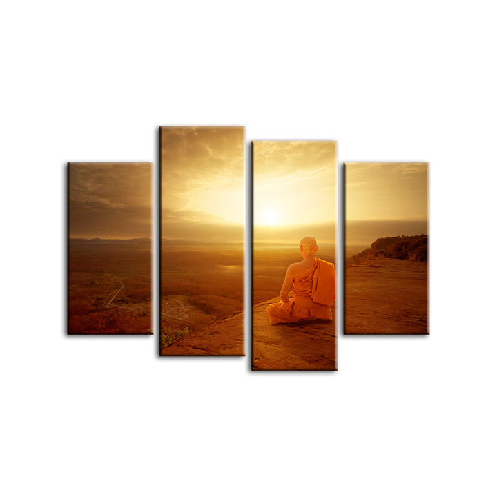 Warm Morning 4 Piece - Canvas Wall Art Painting | Bowlift