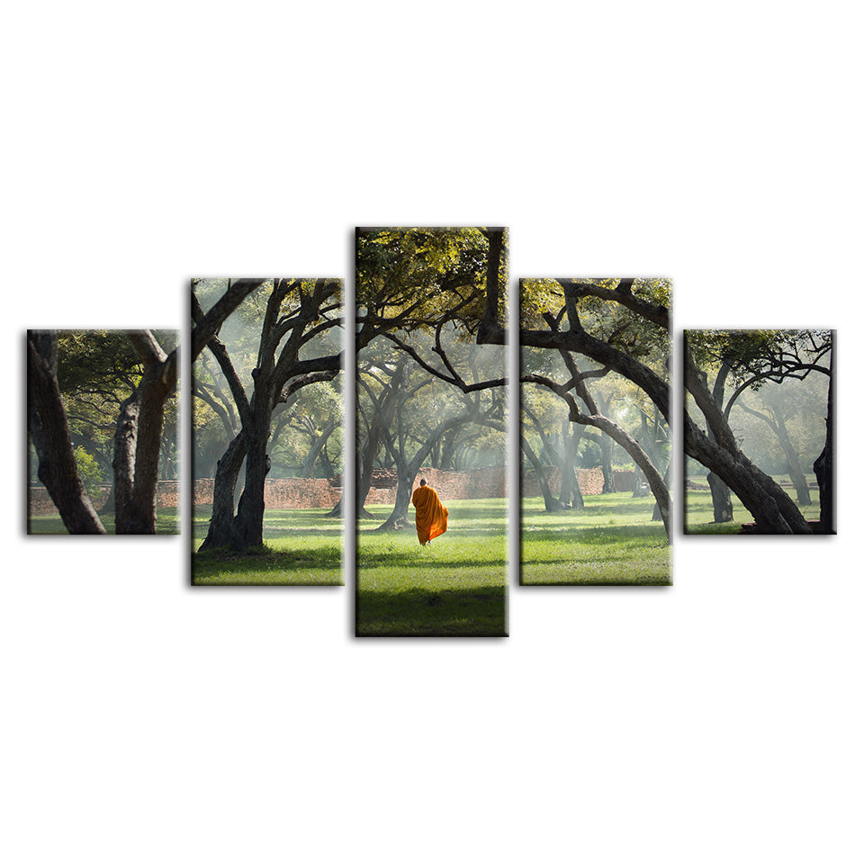 Walk The Earth 5 Piece - Canvas Wall Art Painting | Bowlift