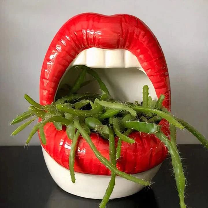 BowLift | Patty - Unique lip-shaped plant pot