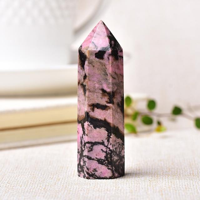 BowLift | Rhodonite Crystal Point Tower