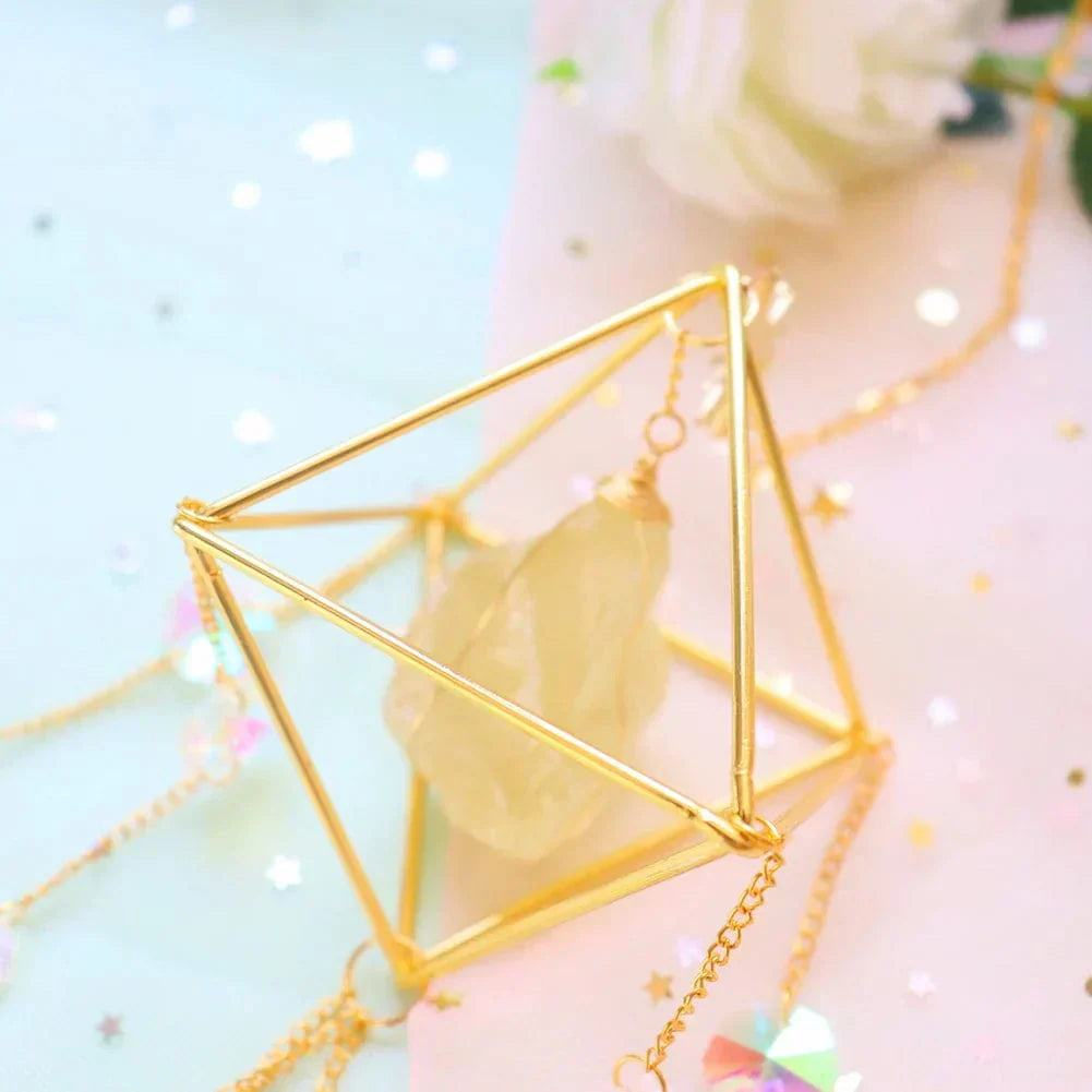 BowLift | AuraBloom Crystal Sun Catcher | Healing Crystal | Feng Shui Decoration | Positive Energy for Home