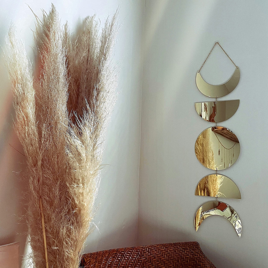 BowLift | Moon phases mirror wall hanging