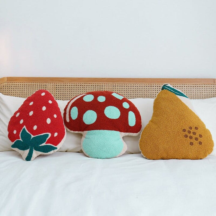 BowLift | Mushroom, Pear and Strawberry Cushion