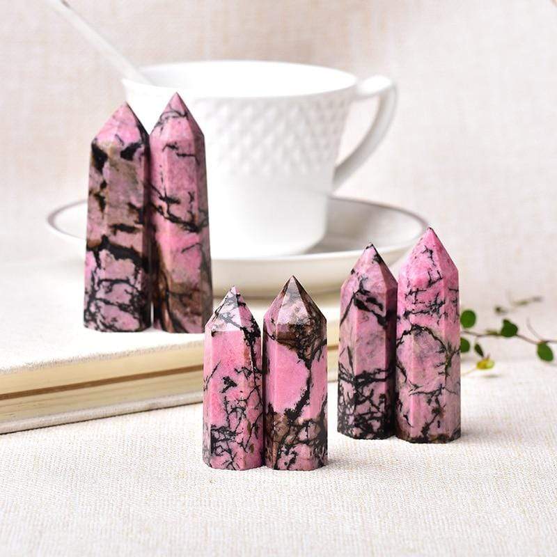 BowLift | Rhodonite Crystal Point Tower