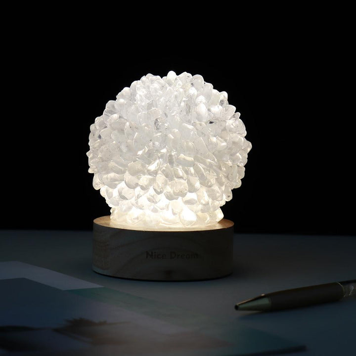 BowLift | Aventurine Quartz Crystal Lamp