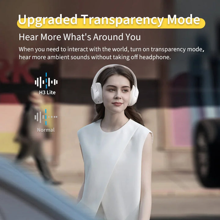 BowLift | Wireless Over-Ear Headphones with Hybrid ANC, 40mm Driver & 60h Battery Life – SoundNova