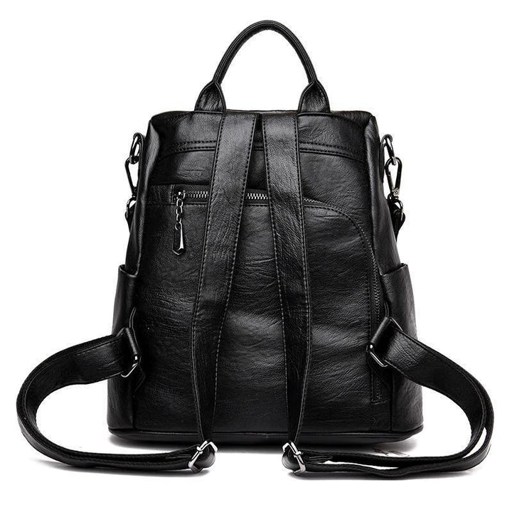 BowLift | Women's Anti-theft Leather Backpack