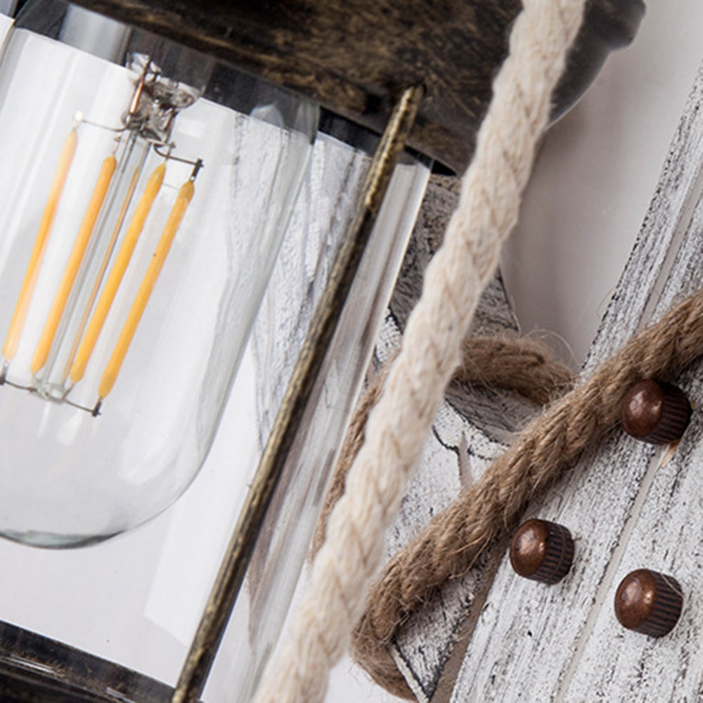 BowLift | Wooden Anchor LED Wall Lamp – Nautica