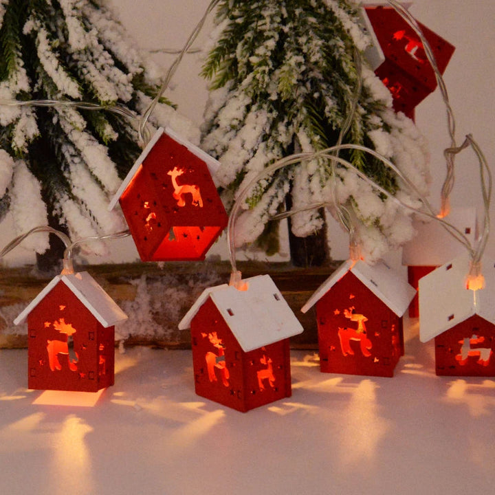 BowLift | Wooden Christmas Houses with LED Lights - GlowHouse