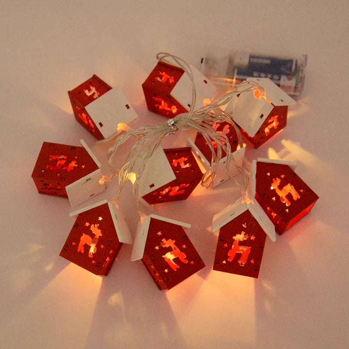 BowLift | Wooden Christmas Houses with LED Lights - GlowHouse