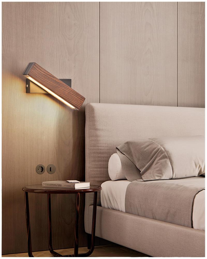 BowLift | Wooden LED Wall Lamp with Pivot Function - Twilight Pivot