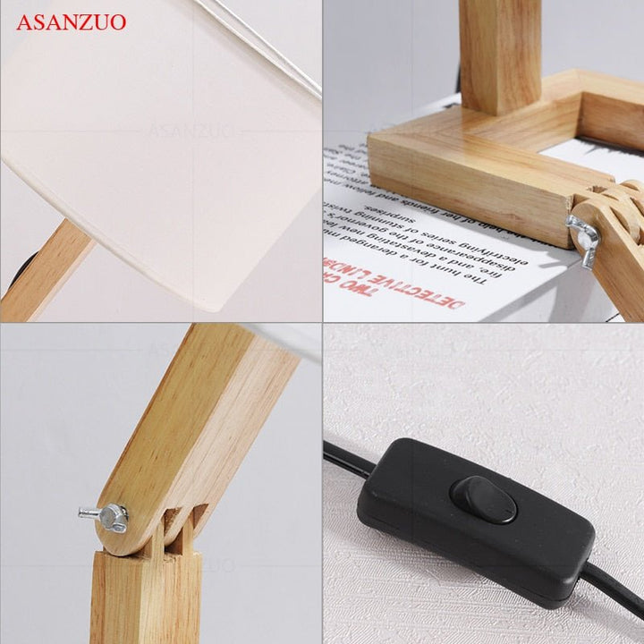 BowLift | Wood Boy Shape LED Desk Lamp Desk Ornament