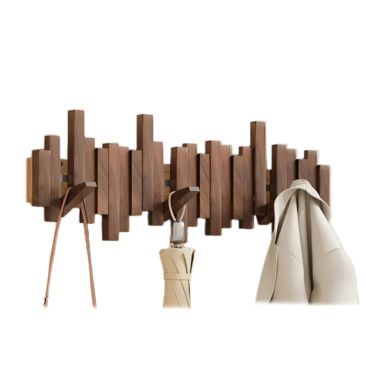 Stylish wooden wardrobe – FlexiBowlifte magnetic hooks for more organization | Ideal for bedroom | Bowlift