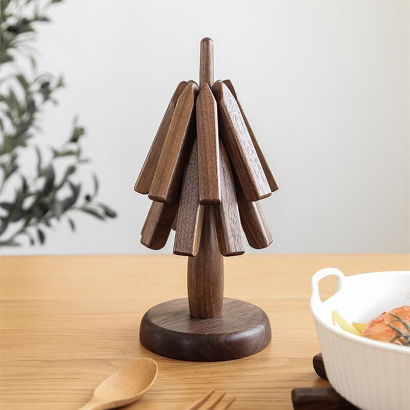 BowLift | WOODLIA – Elegant Walnut Placemats for Modern & Stylish Dining