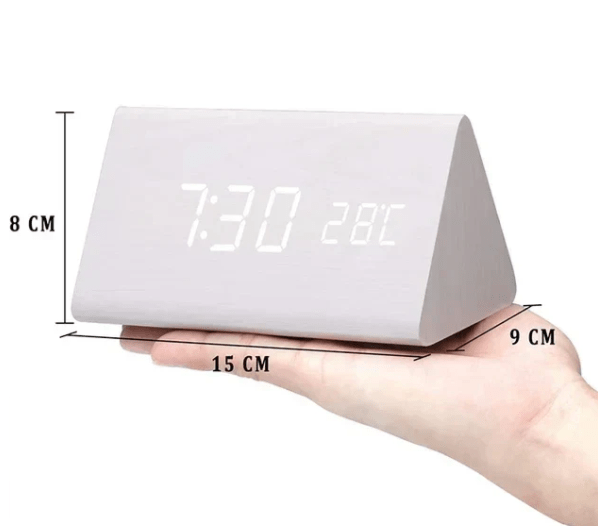 BowLift | AMBIWOOD – Voice-Controlled LED Clock with Minimalist Wooden Design