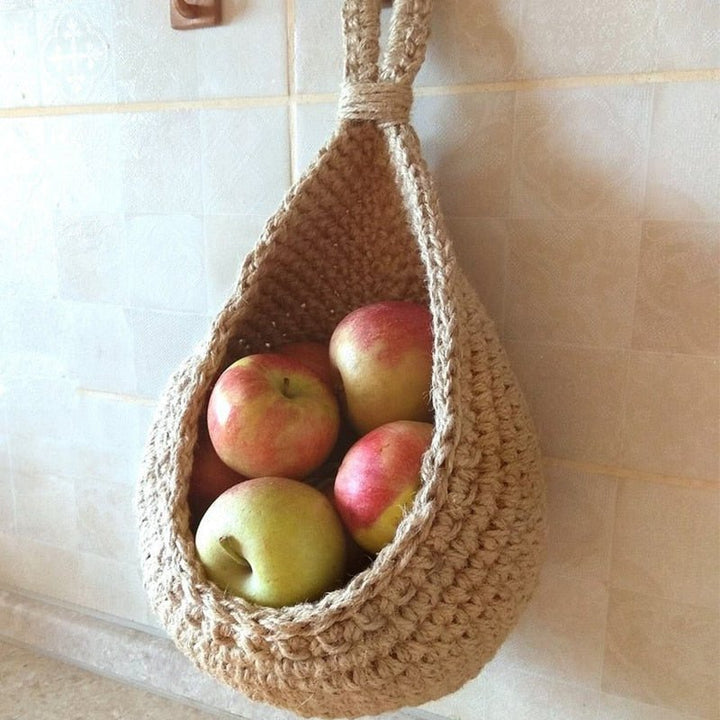 Woven Hanging Storage Baskets Bowlift