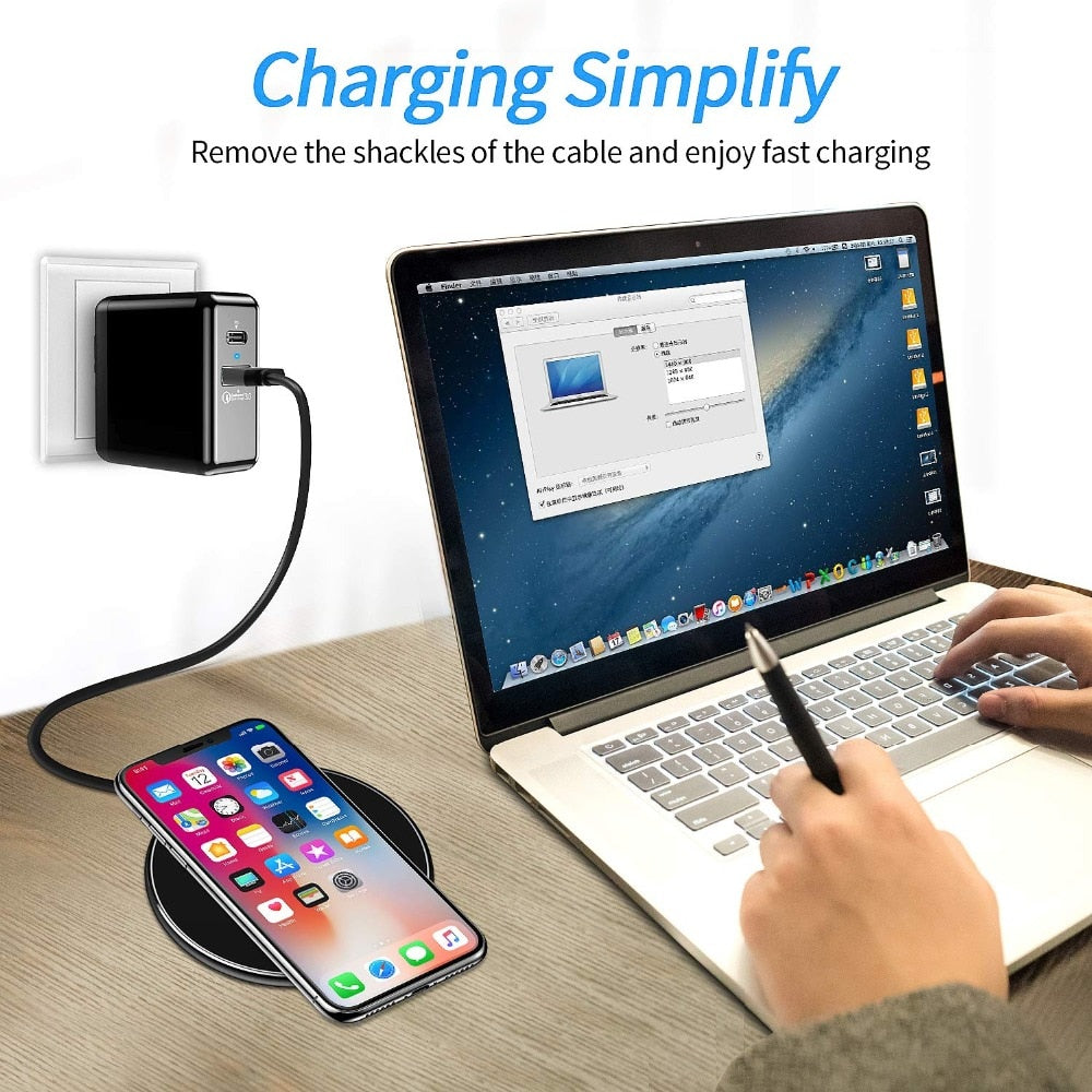 BowLift | 30W Fast Wireless Charging Pad | Premium USB-C MagSafe Charger for Apple iPhone, Samsung & Android