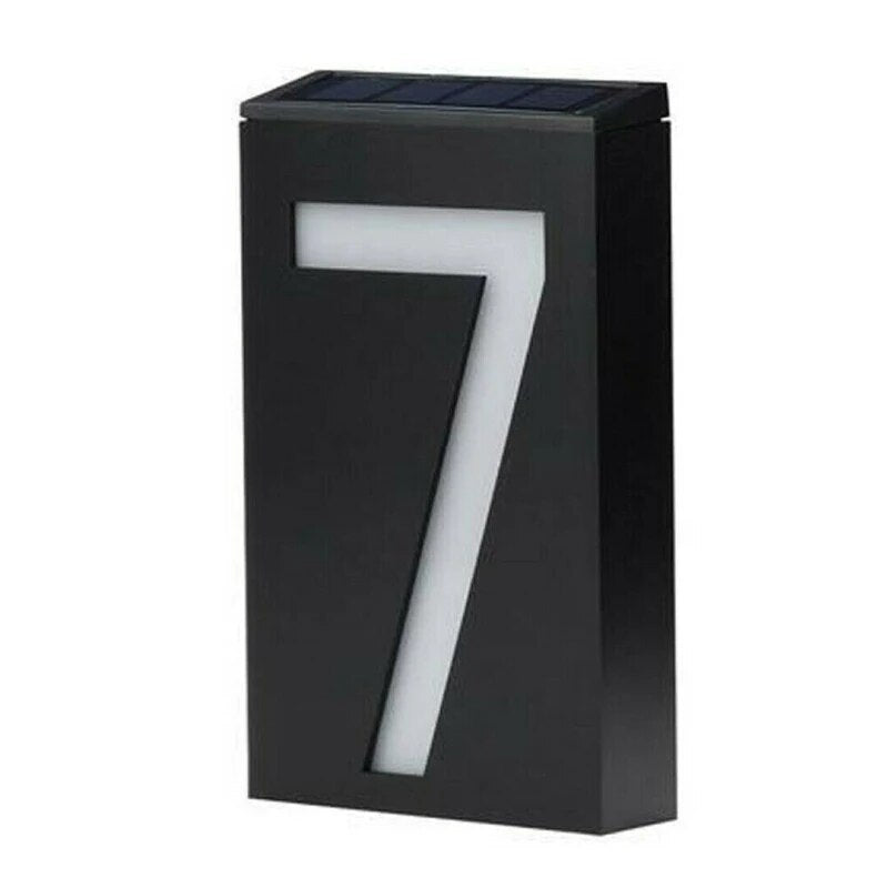 BowLift | Solar house numbers - eco-friendly - economical - modern design
