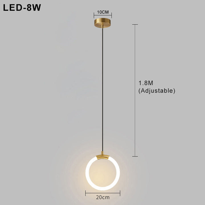 BowLift | LED Pendant Light Fixture - Nordic Design with Simple Style - Ideal for Dining Room, Kitchen, and Living Room Lighting