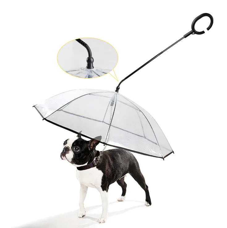 RainGuard Umbrella - Transparent Dog Screen Bowlift