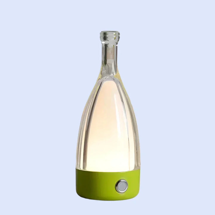 BowLift | Stylish wine bottle table lamp - Rechargeable with dimmable light
