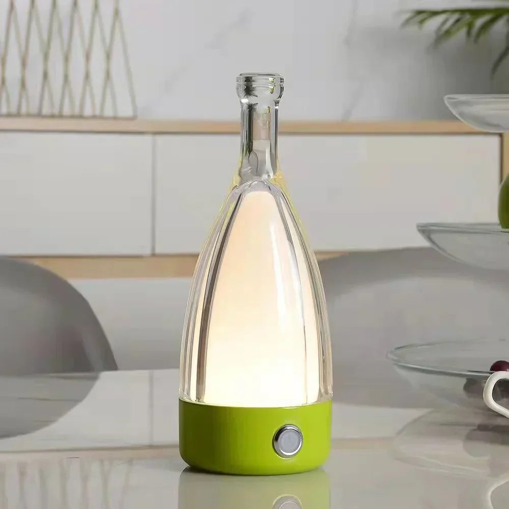 BowLift | CorkGlow - Wine Bottle Table Lamp