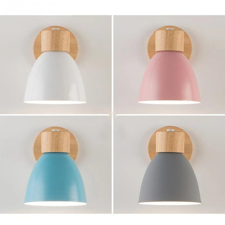 BowLift | CALMARA – Nordic Wooden Wall Lamp with Ambient Lighting